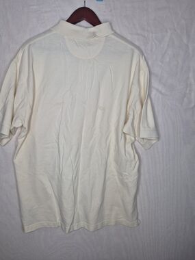 Greg Norman Collection Cream Polo Shirt - Short Sleeve